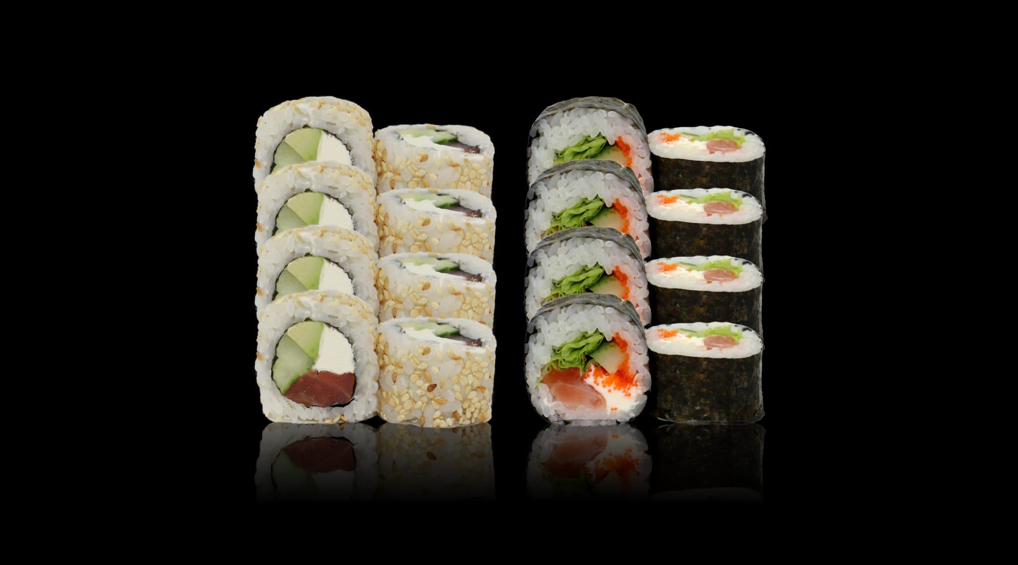 Kofu Maki + Smoked Philadelphia Revolution Maki